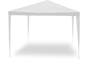Linea Garden Friend Tonnelle Facile Blanc 3 x 4 m. Structure en Acier bâche en PE. 110 GR/m².