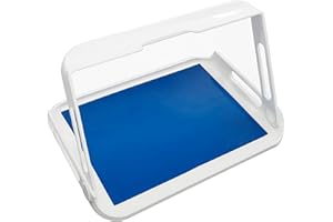 HOMECRAFT Freehand Tray with Non-Slip Mat, Requires Only One Handed Carrying, Safely Carry Items with Unique Foldaway Handle, Mat Secures the Contents on the Tray, Allows for Additional Assistance
