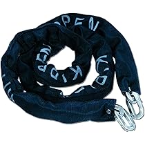 Catena Antifurto Kippen In Acciaio Cementato - 10x1000 Mm Con Rivestimento Nylon, Per Moto E Cancelli - Foto 7