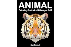 Animal Coloring Books for Kids Ages 8-12: Animetrics Coloring Books with Dolphin, Fox, Shark and Deer (Kids Coloring Book, Band 8)
