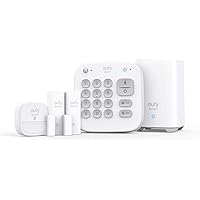 eufy Security 5-teiliges Smart Home Set, Sicherheitssystem mit Bewegungssensor, 2 Diebstahl-Sensoren, Alarmsystem, mit App, k