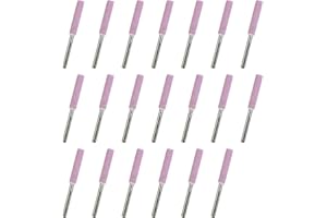 YOUNG WOLF 20X Kettensäge Schleifstein Fit für Kettensäge Maniküre Metall Polierwelle (3/16"-4.8MM)