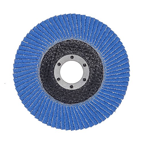 10 Stück SBS Fächerscheiben 125 mm / Korn 80 Blau Schleifscheiben Schleifmop - 2