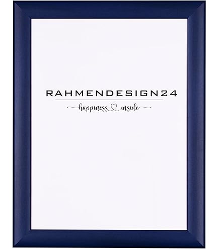 FRAMO Cadre Photo En Bois 53 X 61 Cm Sur Mesure - Bleu Ardoise