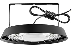 toobettp 200W UFO LED Lámpara de Alta Bahía, 200W LED Industrial, 20000LM Focos LED Interior, 6500K Impermeable IP65 Foco LED Industrial para Patio, Garaje, Fábrica, Taller