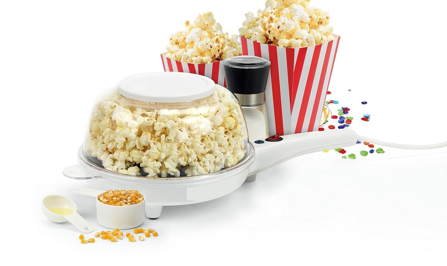 Electric Popcorn Maker Review: A Stylish and Convenient Kitchen Appliance