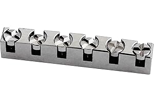 Guyker Nakrętka ze stopu tytanu 42 mm - regulowana wysokość nakrętki dzwonkowej część zamienna kompatybilna z gitarą elektryczną Gibson Les Paul LP