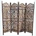 Artesia Handcrafted 4 Panel Premium Quality Wooden Room Partition / Wooden Room Divider / Wooden Screen / Wooden Room Seperator RS.6889.00
