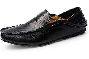 ARO LORA Hommes Mocassins Loafers Chaussures Slip on Chaussures Bateau et Mocassins pour Hommes Penny Confort Chaussures de Conduite Plat Chaussures