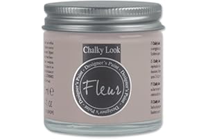 FLEUR DESIGNER'S PAINT | Pittura ad Acqua, Effetto Gesso Naturale, Extra Opaca, Fleur Tester Chalky F14, Colore Milady Rose, Made in Italy, Formato Campione da 50 ml