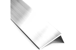 nielsen Aluminium L-Shaped Angle Profile - Natural Mill Finish 2000x15x10 mm, 1mm Thick, 2m Length – Corner Trim, Edge Protection, Decorative Finishing