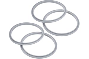 DRELD Zamiennik do Nutribullet gumowy pierścień uszczelniający z wargą, gumowe pierścienie uszczelniające, uszczelki kompatybilne z blenderem serii Nutribullet 600/900 (4 sztuki), Kauczuk syntetyczny