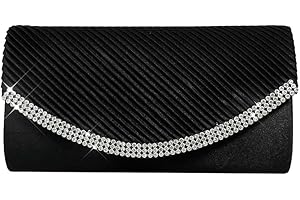RPAEOY Pochette Femme Elegante Pochettes Et Clutches Sac a Main Ceremonie Mariage Soiree Chic avec Strass Brillants Bandouliere Chaine Sacs Petit Format