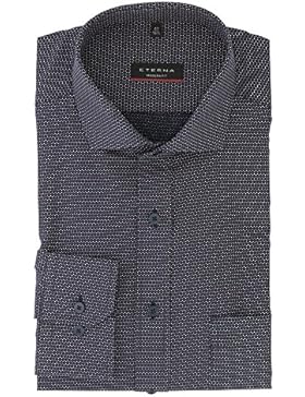 ETERNA Langarm Hemd MODERN FIT Popeline bedruckt