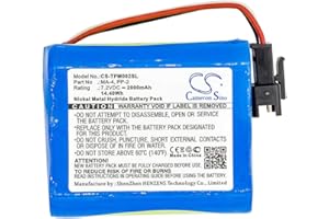 CAMERON SINO CS-TPM002SL Batteries 2000mAh Compatible avec [Tivoli] PAL BT, Compatible avec [TEAC] R-1, R-2, R-5, R1, R2, R5 remplace BP-R1, Compatible avec BP-R12EU, Compatible avec BP-R1EU, Compatible avec BP-R