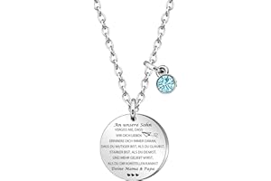 AGR8T Sohn Geschenke Für Sohn von Mutter Vater Sohn Geburtstag Ketten Du bist mutiger als du glaubst, stärker als du denkst und klüger als du denkst