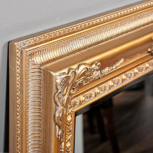 BAROCK WANDSPIEGEL Eve 180x100cm SPIEGEL GOLD ANTIK POMPÖS HOLZRAHMEN FACETTE - 6