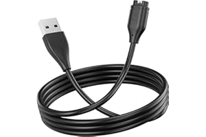 AK Kabel do ładowania do Garmin Venu/Venu 2 Plus/Venu Sq/Venu Sq 2 Music/Venu 3/3S ładowarka, USB Garmin zegarek kabel do ładowania 100 cm