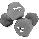 Athlyt - Set di manubri rivestiti in neoprene