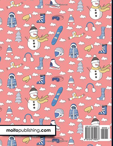 6 Columns Columnar Pad: Accounting Bookkeeping Notebook, Accounting Record Keeping Books, Ledger Paper Pad, Cute Winter… - Image 3