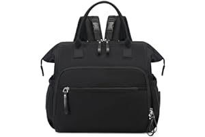 LORADI Wickeltasche mit großem Fassungsvermögen, wasserabweisendes Nylon, 3-Wege-Reiserucksack und Schultertasche mit Anti-Diebstahl-Taschen