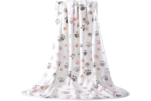 Allisandro® Super Softe Warme und Weiche Decke für Haustier Hundedecke Katzendecke Fleece-Decke/Tier Schlafdeck Überwurf für Hundebett Sofa und Couch- Gr. 150x100cm , Beige