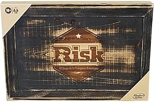 HASBRO GAMING Hasbro CA-TV-1469 Gaming Juego Risk Rustic Series Edition, Juego de Mesa para familias, Niños y niñas, De 2 a 5 Jugadores, Multicolor