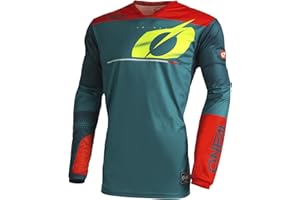 O'NEAL | Camiseta de Motocross Manga Larga | MX MTB Mountain Bike | Materiales Ligeros, Agujeros de ventilación Cortados con láser, Corte ergonómico | Camiseta Hardwear | Adulto