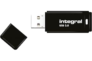 Integral 128GB Memoria Flash USB 3.0 Negra - velocidades de Transferencia rápidas