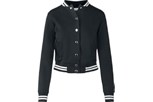 Urban Classics Damen Ladies College Sweat Jacket Sweatjacke