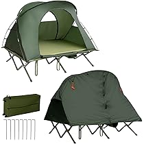 Tenda Da Campeggio 1 Persona Ultraleggera - Militare, Impermeabile, Con Borsa, Per Trekking E Outdoor - Foto 4