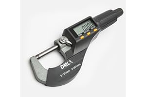 DIGITAL MICROMETERS LTD DML 0-25mm Digital Micrometer External Electronic Gauge 12 Months Warranty