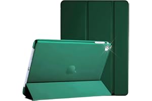 TWOSTOP For Apple iPad (Air 1st / Air 2nd / iPad 5th / iPad 6th) Generation Case Cover - 9.7-Inch - Auto Wake/sleep - Model No. A1474-A1475-A1476-A1566-A1567-A1822-A1823-A1893-A1954 (Emerald Green)