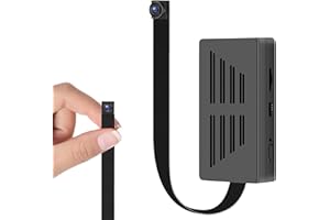 Biddsgg Mini Telecamera Spia Mini Fotocamera 64G HD 1080P Telecamera Nascosta Portatile con Rilevatore di Movimento, Adatto per Monitoraggio Completo Interno ed Esterno
