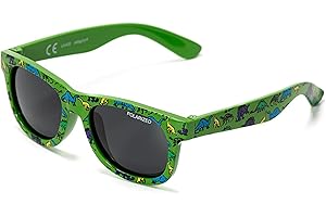 Kiddus Occhiali da Sole per Bebe, Bambino e Bambina, Polarizzati, per Bambini da 8-24 mesi, Protezione UV400 CAT3, Aste Flessibili senza BPA