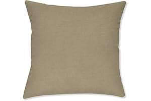 BYRON HOYLE Lot de 2 housses de coussin imperméables de couleur taupe - Pour extérieur, jardin, terrasse, tente, canapé, cadeau de pendaison de crémaillère, 55 x 55 cm