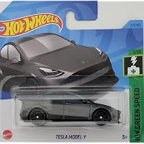 Hot Wheels Tesla Roadster – HW Exotics 1/10, Silber Metallic, Short Card, Mattel 2022