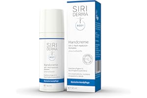 ‎SIRIDERMA SIRIDERMA Basische Handcreme | Ohne Duftstoffe | 50 ml | Vegane Handcreme für raue und strapazierte Hände