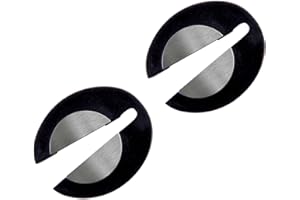 YEWSEAS 2 PCS Silber Wein Folienschneider Kapselschneider für Weinflaschen Edelstahl Design Foil Cutter, Professioneller Folienentferner mit Rostfreien Klingen, Sicherer & Schneller Alufolien-Schneider für W