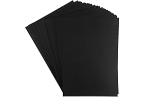 ‎IDEEN MIT HERZ Ideen mit Herz Premium Tonkarton | Fotokarton | Din A4 (schwarz | 220 g/qm | 50 Stück)