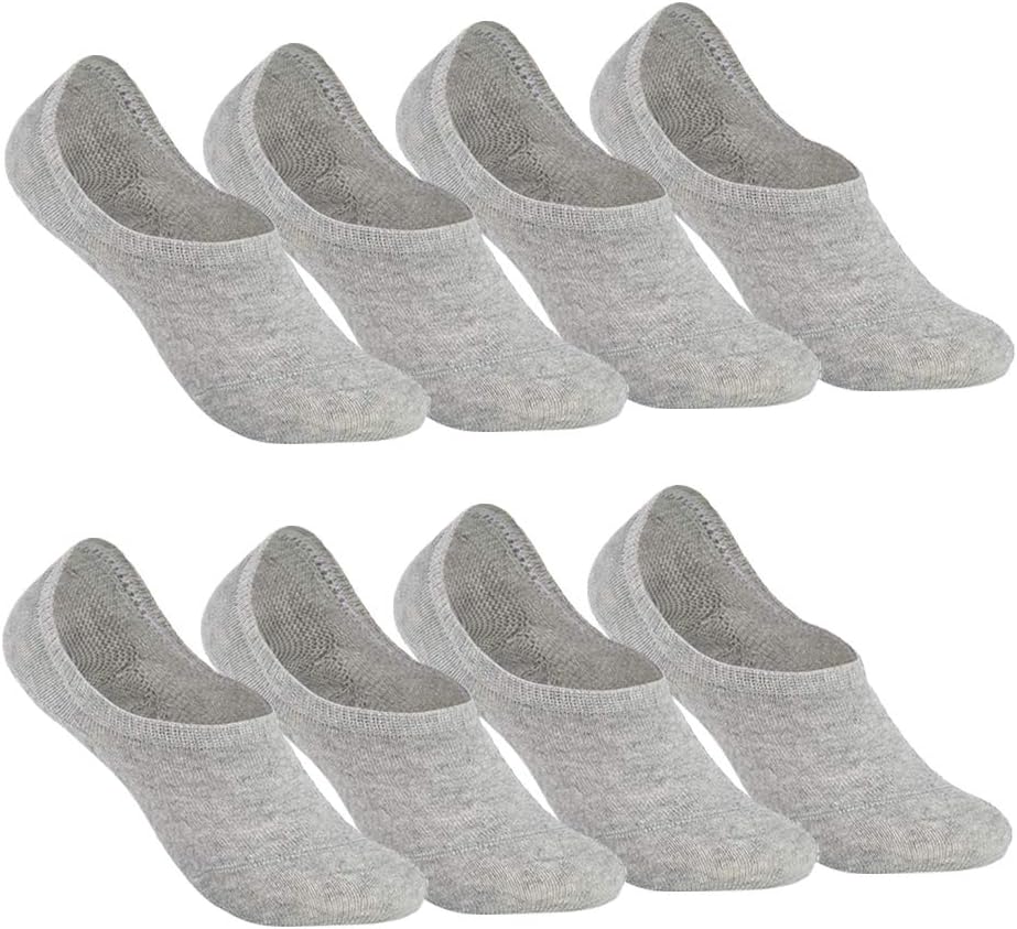 FalechayWomens No Show Socks Mens Invisible Liner Socks 8 Pairs