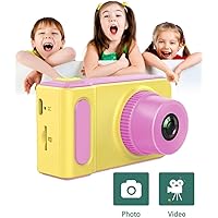 NTech Kids Digital Camera Cute X1 1080P HD Video Action Camcorder with Loop Recording & Digital Photography & 2 inch Screen - Mini Multi-Functional Camera for Kids