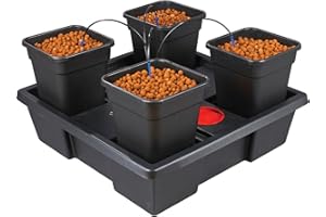 Atami Nutriculture Wilma System für 4 Pflanzen, Hydro Grow Bewässerungssystem (11L Topf)