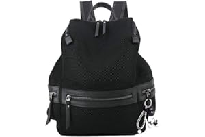 BUKESIYI Donna Borsa Zaino Elegante Zainetto Borse a Tracolla Zaini Antifurto Zainetti 2023 PU Pelle CCIT78110 Nero