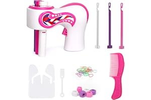 FYBLOSSOM Outil De Coiffure, DIY Électrique Automatique Des Cheveux Tresser, Les Enfants Coupes De Cheveux Tressage Outil Pour Les Filles, Appareil Tressage Coiffure Électrique Pour De Belles Coiffures