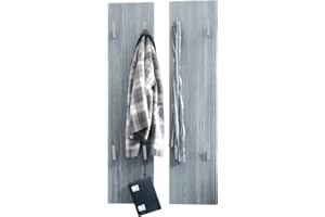 ‎VLADON Vladon Wandpaneel 120, Garderobenpaneel bestehend aus 2 Paneelen, Avola-Anthrazit (je 28 x 120 x 2 cm)