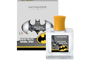 Naturaverde | Kids - Warner Bros Batman - Eau de toilette Spray pour enfants, parfum agréable sur la peau, contient de l'alcool, Natural Spray, 50 ml