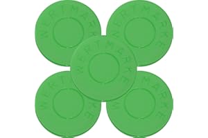 ‎SCHWABMARKEN 300 Pfandmarken Wertmarken Durchmesser 30mm Farbe Neon-Grün mit beidseitiger Aufschrift "Wertmarke" - Eventmarken Chips Jeton Token