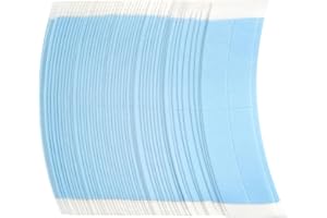 HUVZOR 36pcs Colla per Protesi Capelli Impermeabile Invisibile Nastro Biadesivo per Parrucche Nastro per Parrucca Anteriore in Pizzo Adesivi per Parrucche per Capelli Toupet, Blu