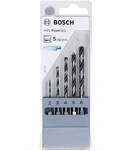 4 Forets Hélicoïdaux Acier Rapide QUARKZMAN - Diamètre 4.2 Mm, Longueur 65 Mm - Pour Métal, Bois, Plastique - 6